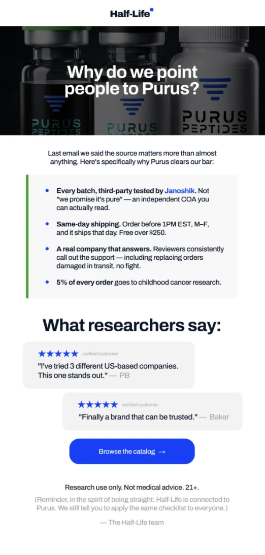 Email creative